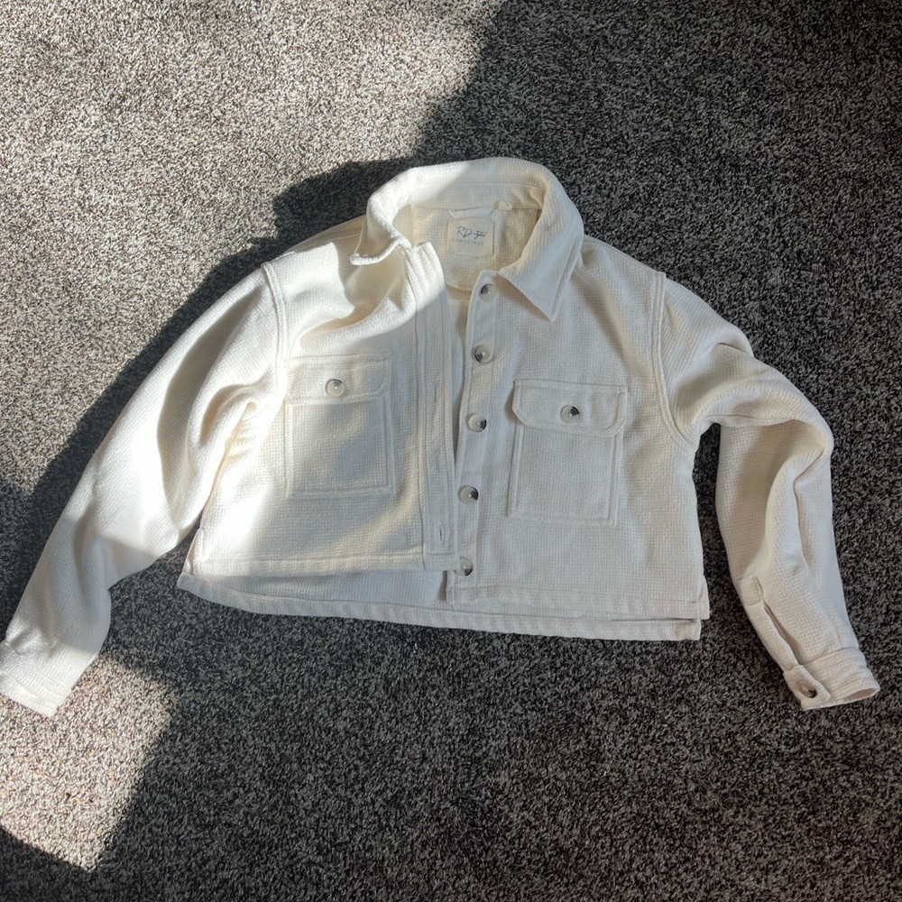 Rd style cropped shacket